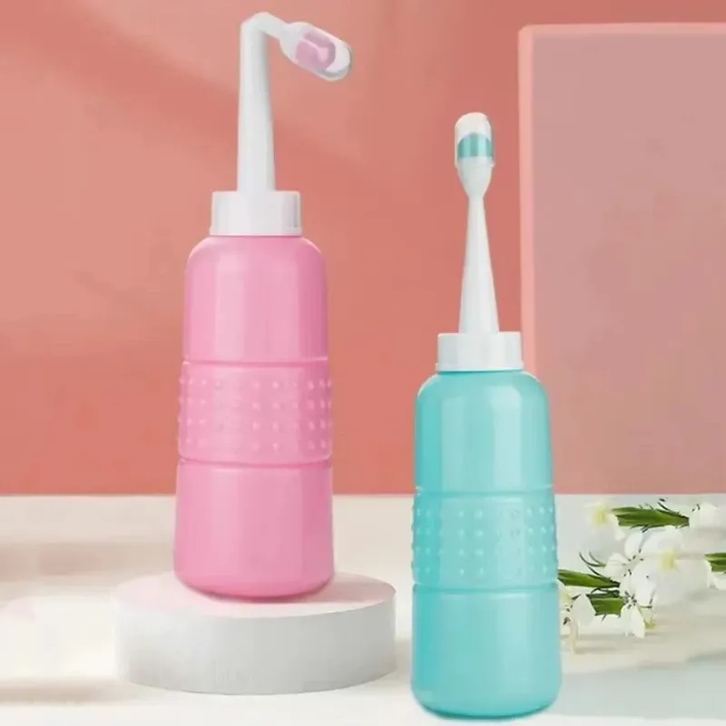Bidet portable de voyage 500 ml pour femmes enceintes et bébés, pulvérisateur à main, bouteille de lavage à l'eau 2