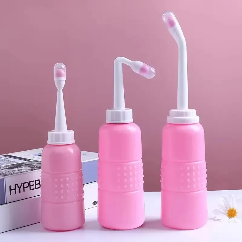 Bidet portable de voyage 500 ml pour femmes enceintes et bébés, pulvérisateur à main, bouteille de lavage à l'eau - Image 1
