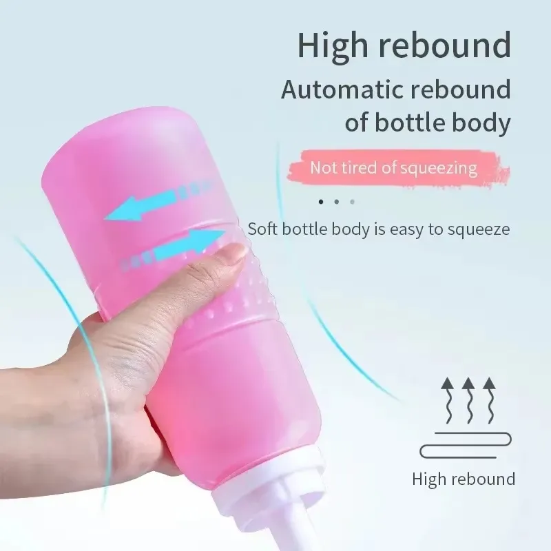 Bidet portable de voyage 500 ml pour femmes enceintes et bébés, pulvérisateur à main, bouteille de lavage à l'eau 5