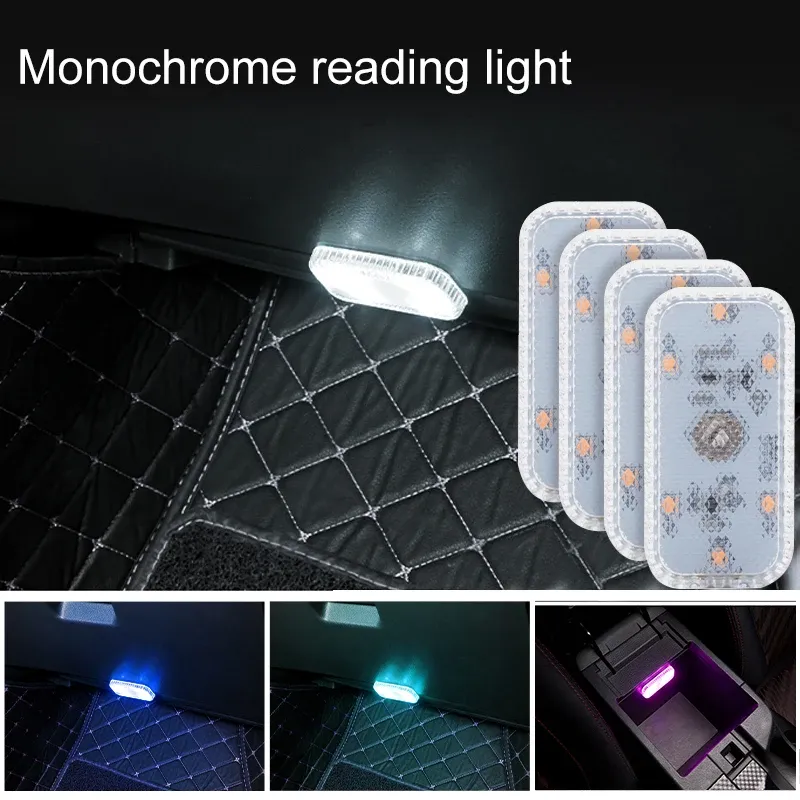 Mini lampe LED tactile sans fil pour habitacle de voiture, rechargeable par USB 6