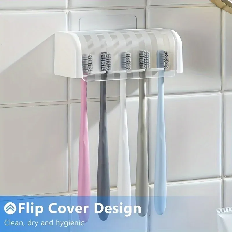 Détail du couvercle hygiénique du porte-brosses à dents