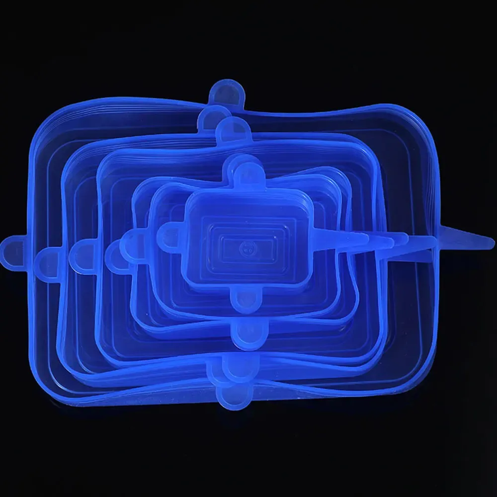 Détail des couvercles en silicone