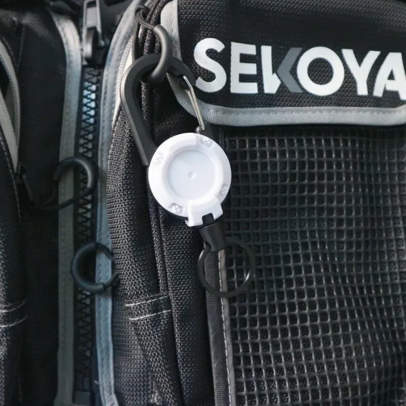 Porte-clés rétractable à mousqueton robuste, porte-badge à enrouleur 6