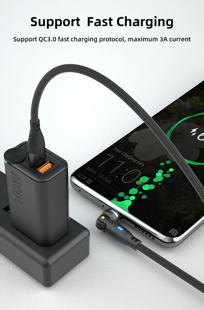 Connecteurs magnétiques du câble AUFU