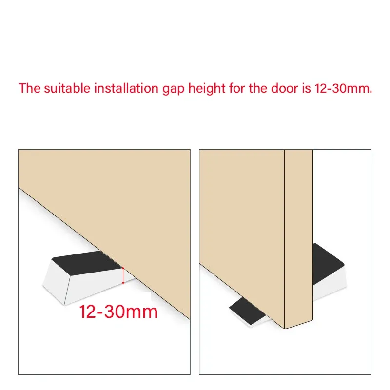 Butée de porte en silicone de sécurité, cale de porte antichoc pour bureau et domicile 5