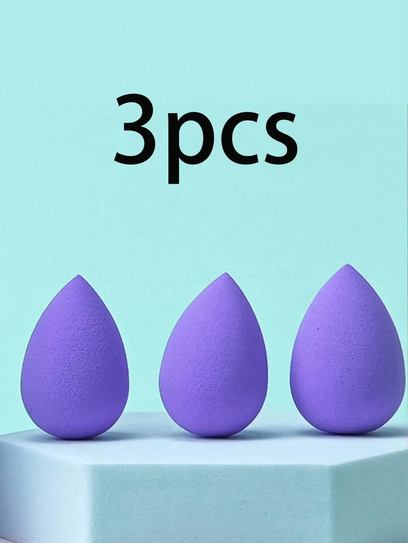 Mini éponges de maquillage réutilisables et portables en forme de goutte d'eau, lot de 3, 20 ou 60 pièces 11