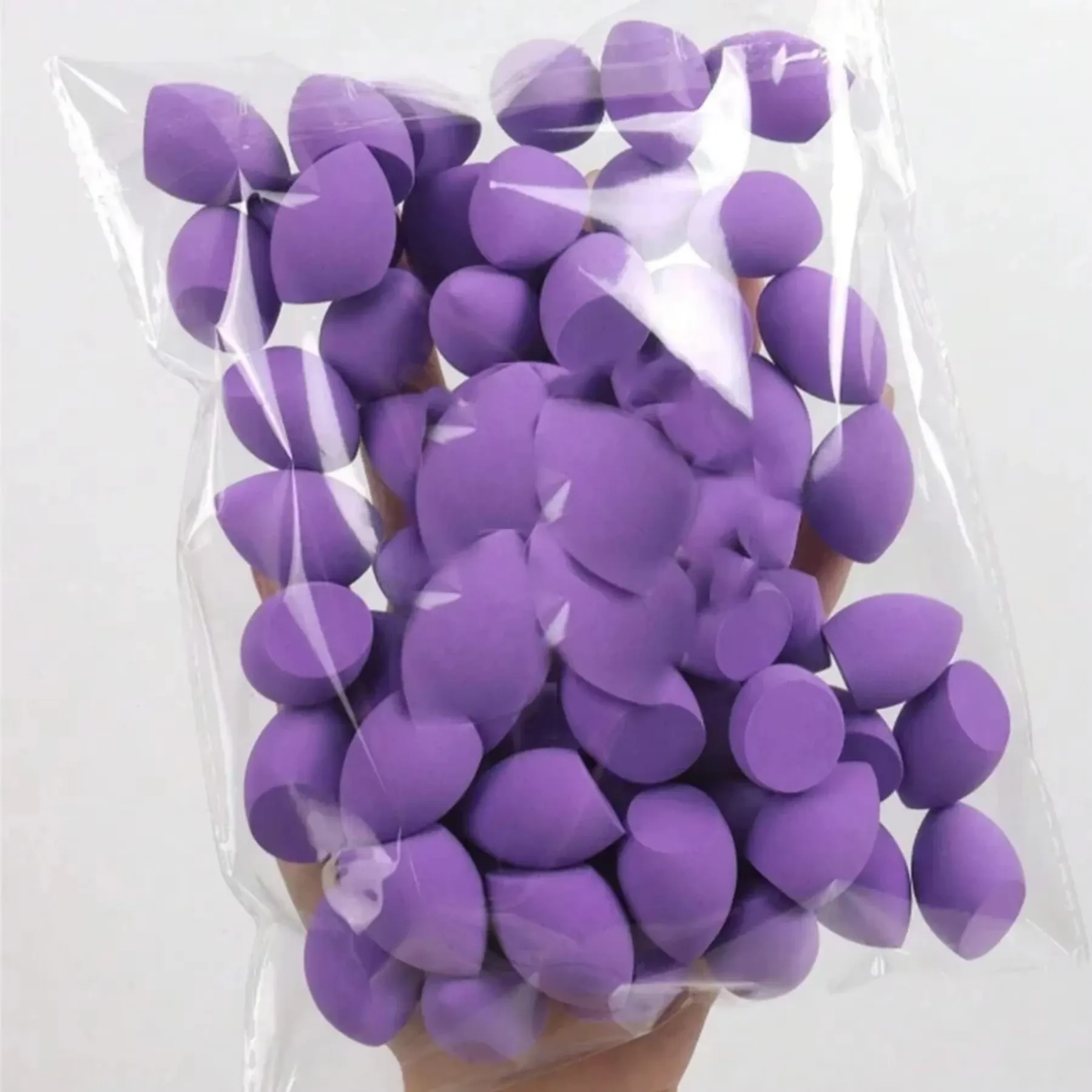 Mini éponges de maquillage réutilisables et portables en forme de goutte d'eau, lot de 3, 20 ou 60 pièces 10