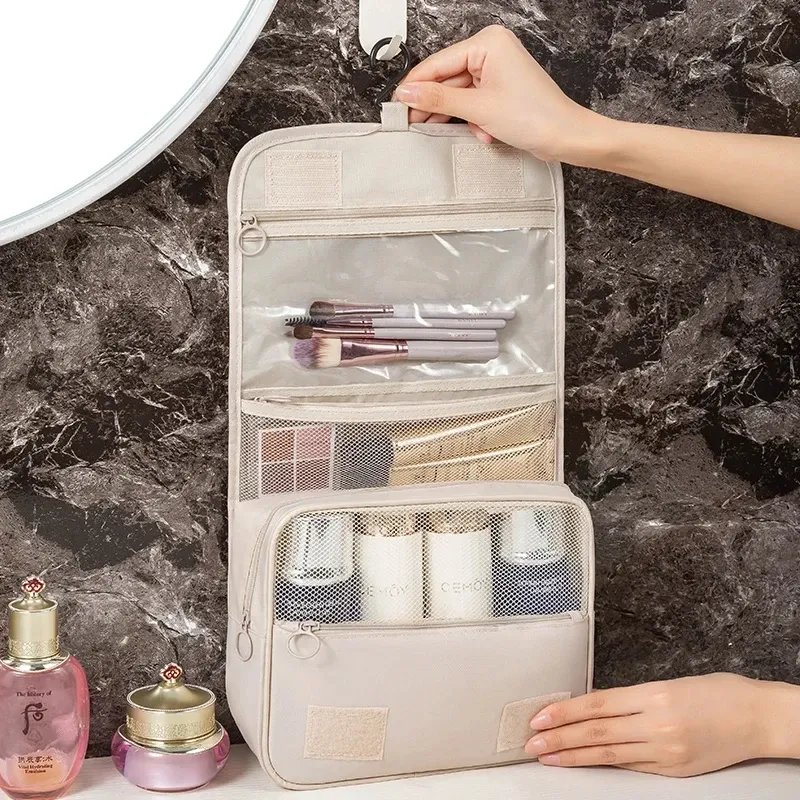 Sac de voyage multifonctionnel avec crochet et trousse de rangement pour cosmétiques 3