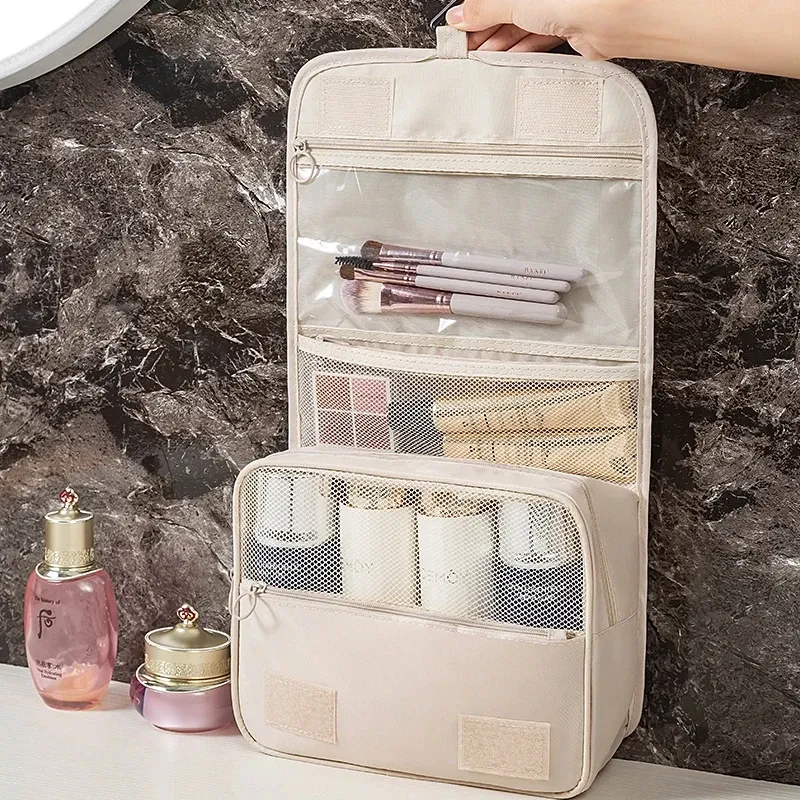 Sac de voyage multifonctionnel avec crochet et trousse de rangement pour cosmétiques 1
