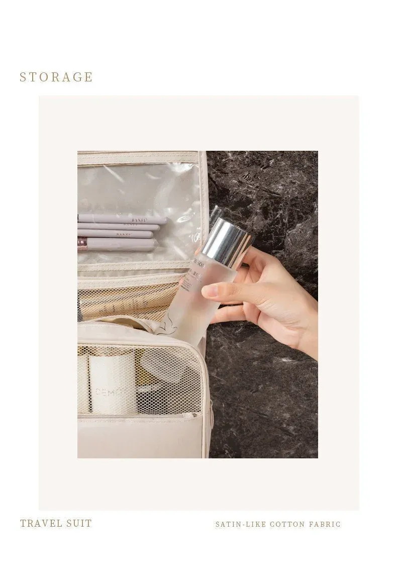 Sac de voyage pour cosmétiques et essentiels