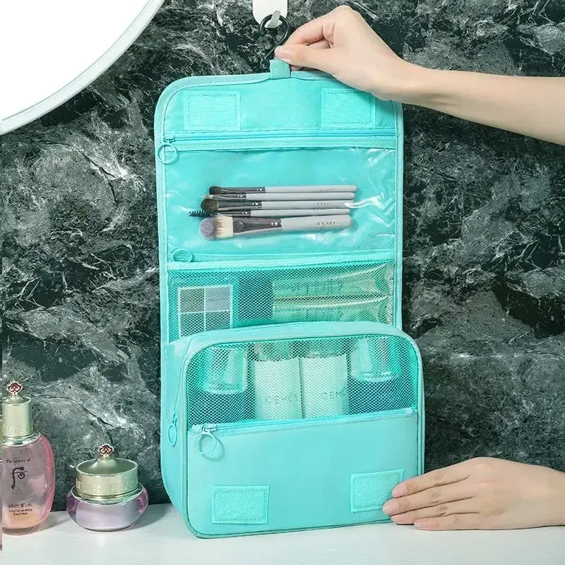 Sac de voyage multifonctionnel avec crochet et trousse de rangement pour cosmétiques 11