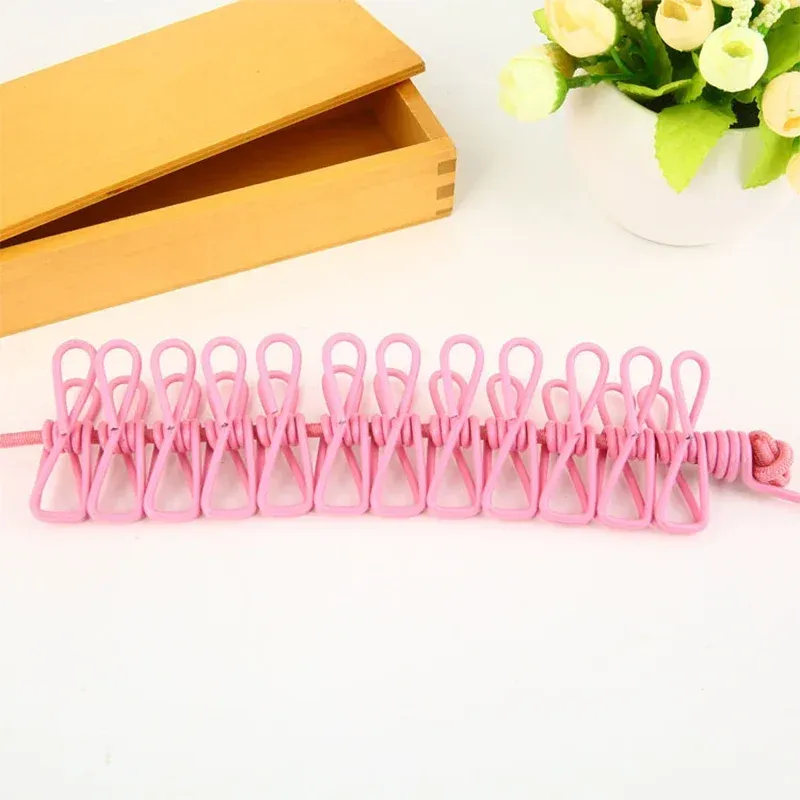 Corde à linge portable, détail de la conception