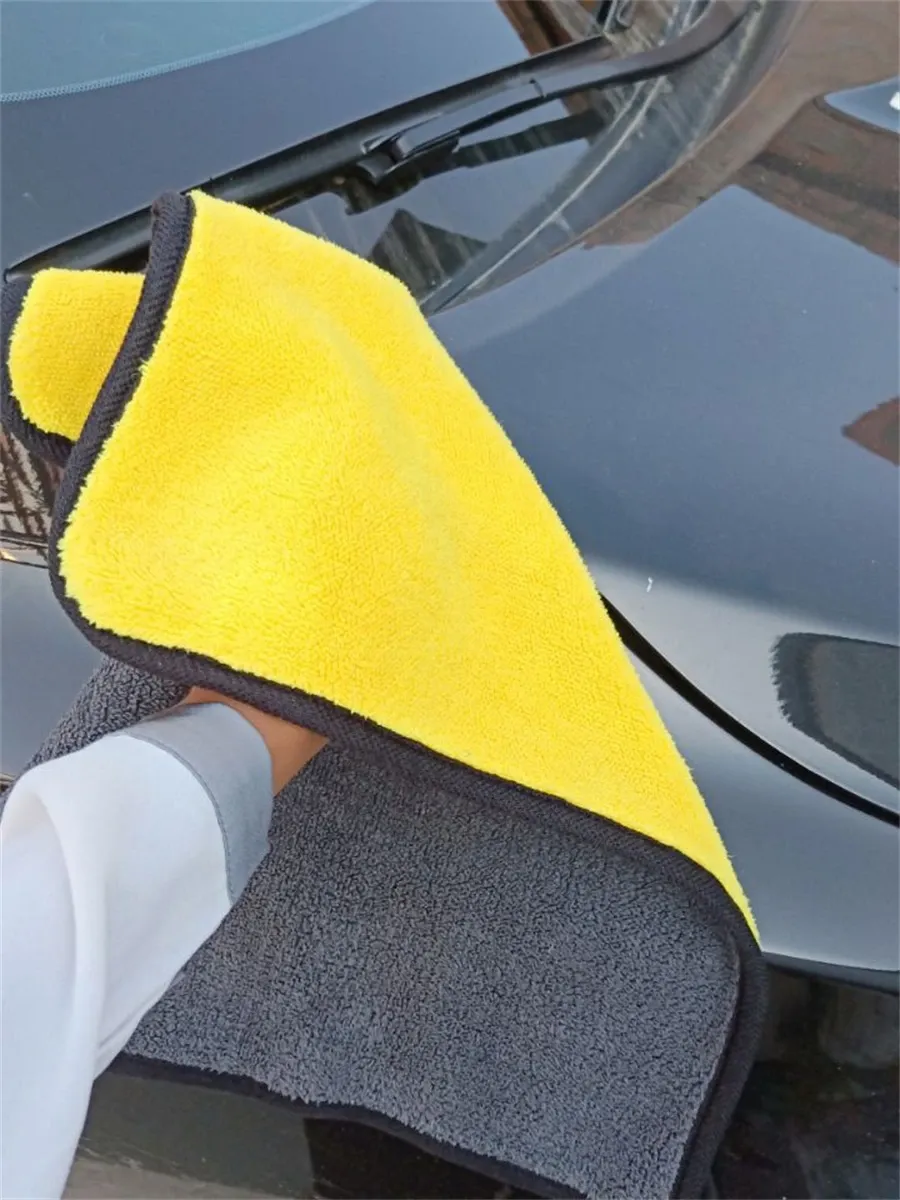 Serviette de nettoyage en microfibre, vue rapprochée