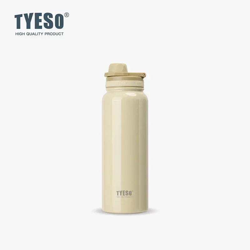 Bouteille isotherme TYESO en acier inoxydable, gourde isolée sous vide pour la voiture, le sport et les voyages 28