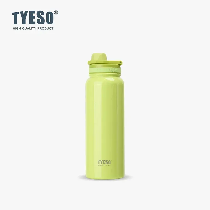 Bouteille isotherme TYESO en acier inoxydable, gourde isolée sous vide pour la voiture, le sport et les voyages 24