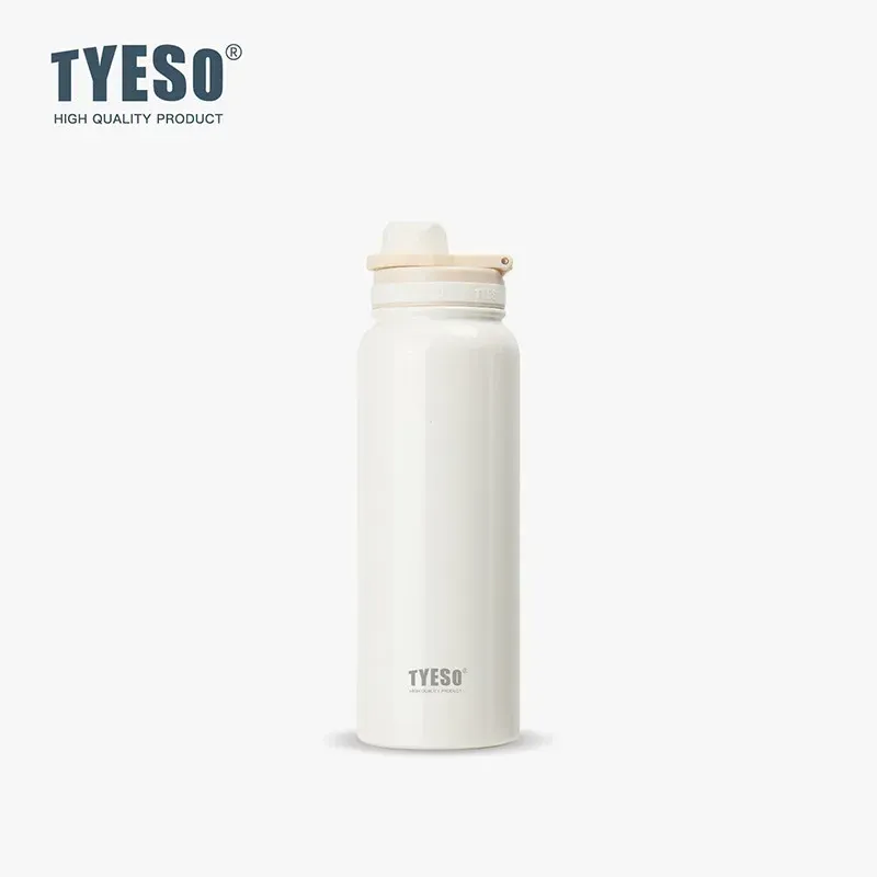Bouteille isotherme TYESO en acier inoxydable, gourde isolée sous vide pour la voiture, le sport et les voyages 25
