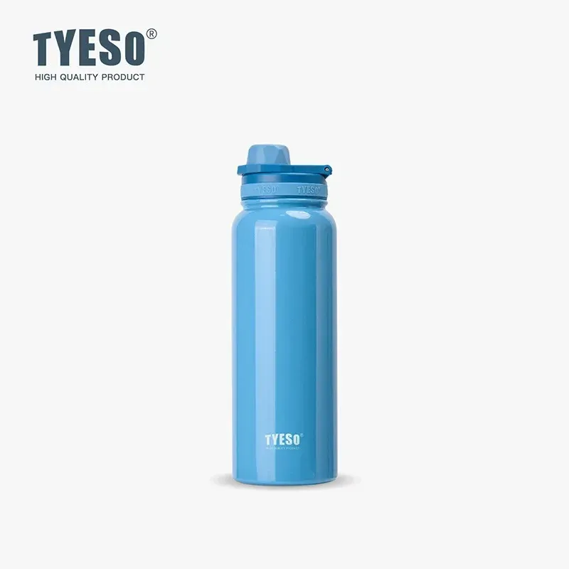 Bouteille isotherme TYESO en acier inoxydable, gourde isolée sous vide pour la voiture, le sport et les voyages 26