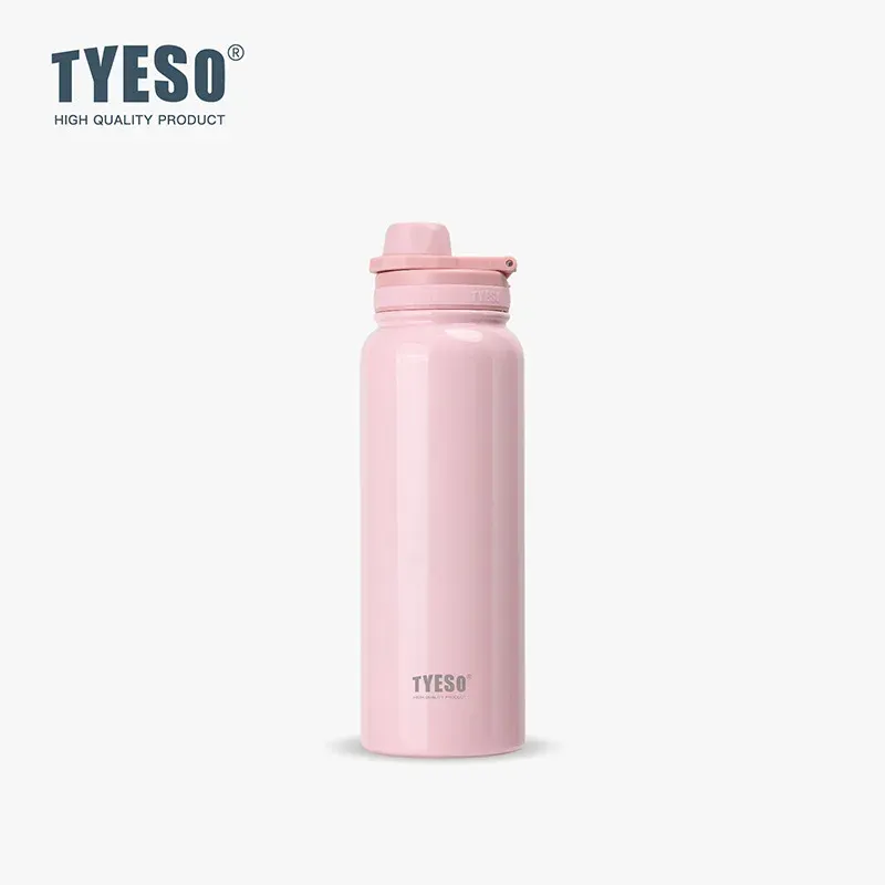 Bouteille isotherme TYESO en acier inoxydable, gourde isolée sous vide pour la voiture, le sport et les voyages 22