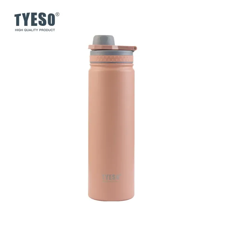 Bouteille isotherme TYESO en acier inoxydable, gourde isolée sous vide pour la voiture, le sport et les voyages 11