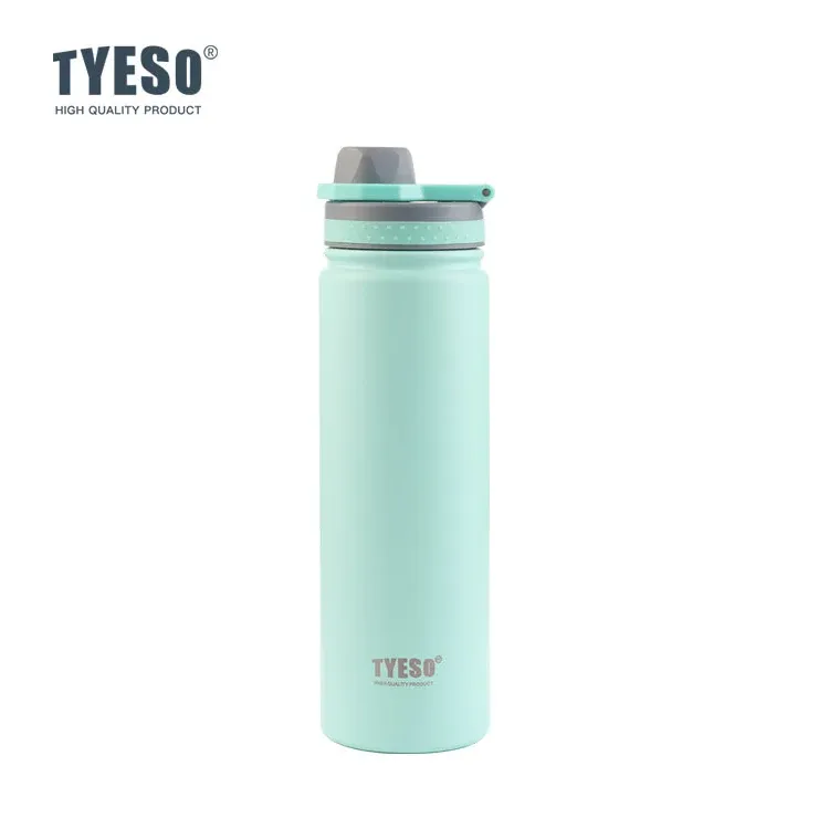 Bouteille isotherme TYESO en acier inoxydable, gourde isolée sous vide pour la voiture, le sport et les voyages 16