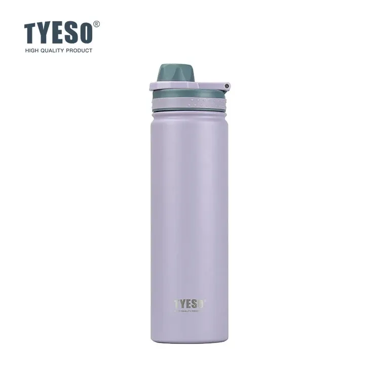 Bouteille isotherme TYESO en acier inoxydable, gourde isolée sous vide pour la voiture, le sport et les voyages 19