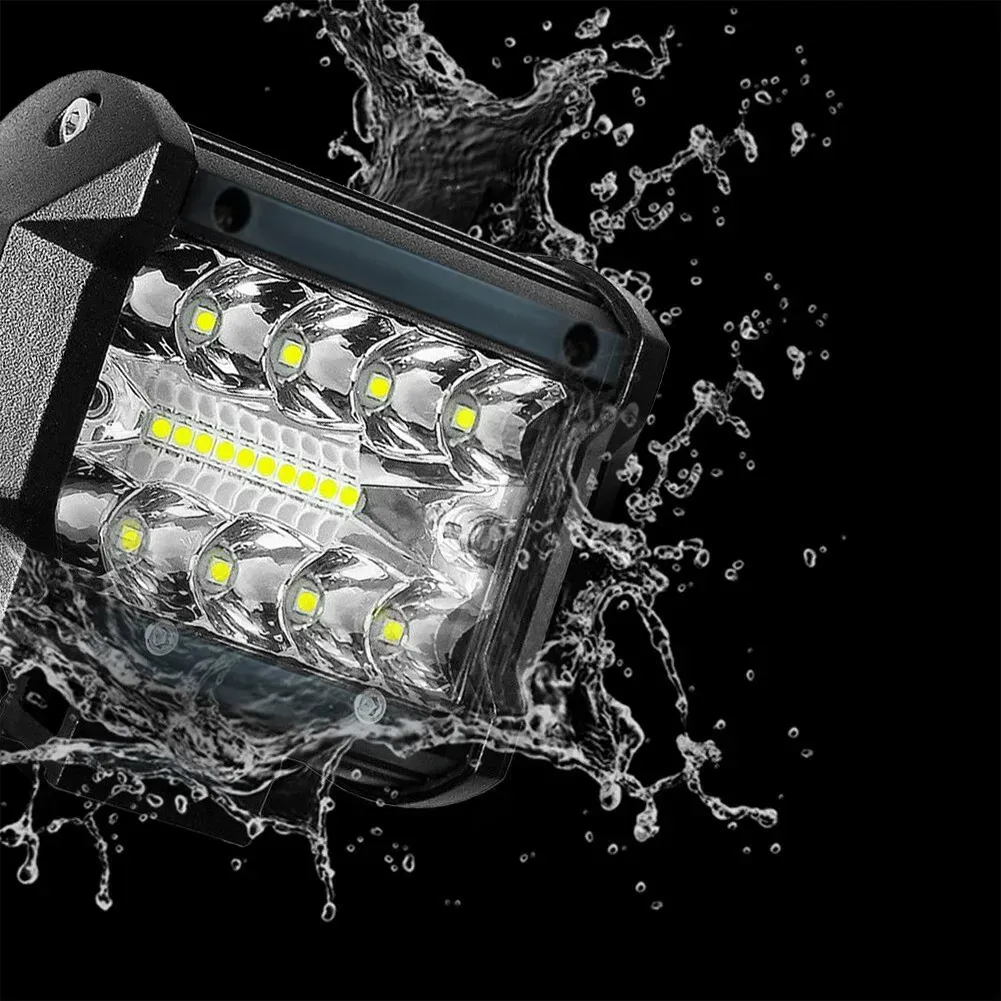 Barre LED 12V 60W tout-terrain, éclairage combiné spot et inondation, lumière de travail pour camion, voiture, SUV, VTT, UTV et 4x4 2