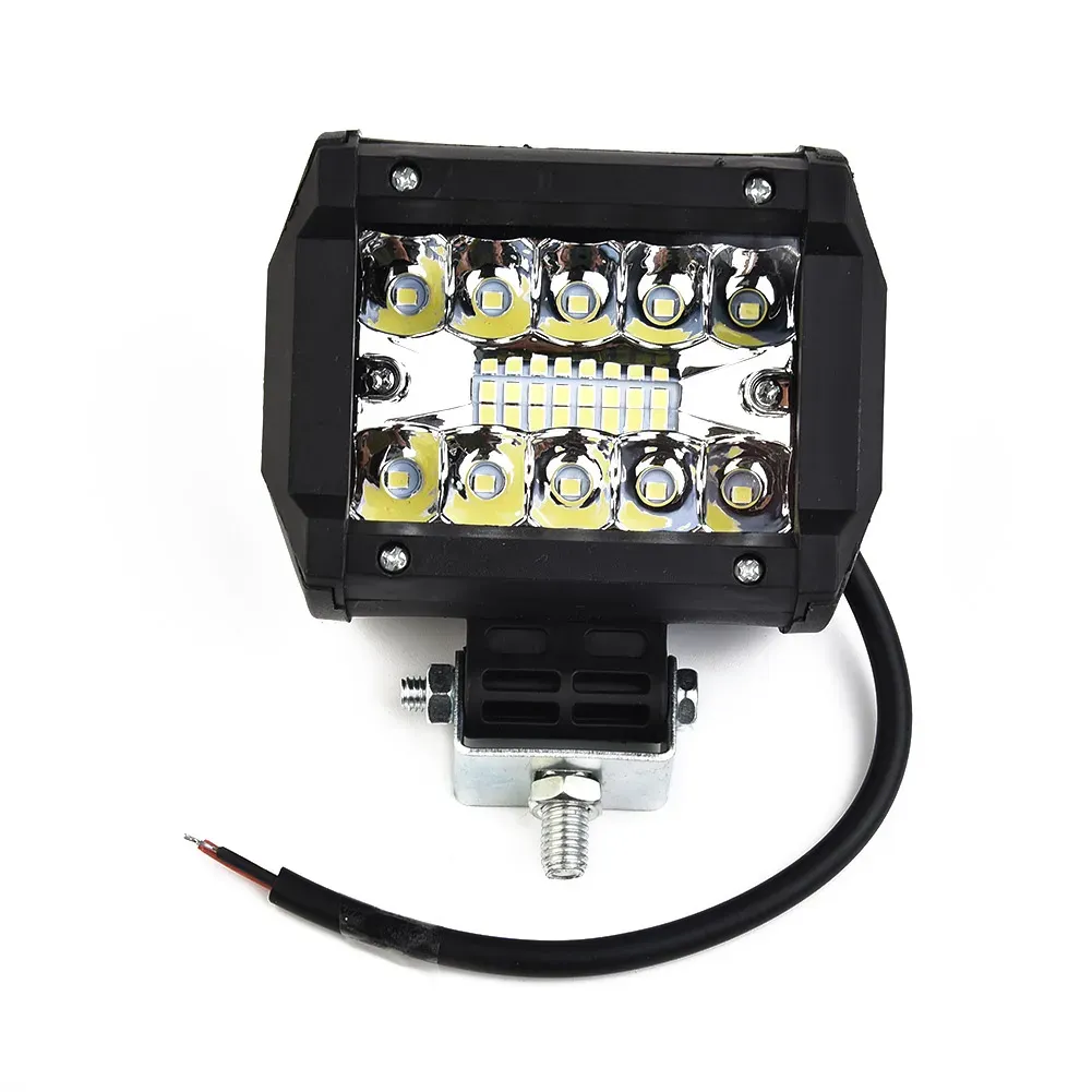 Barre LED 12V 60W tout-terrain, éclairage combiné spot et inondation, lumière de travail pour camion, voiture, SUV, VTT, UTV et 4x4 4