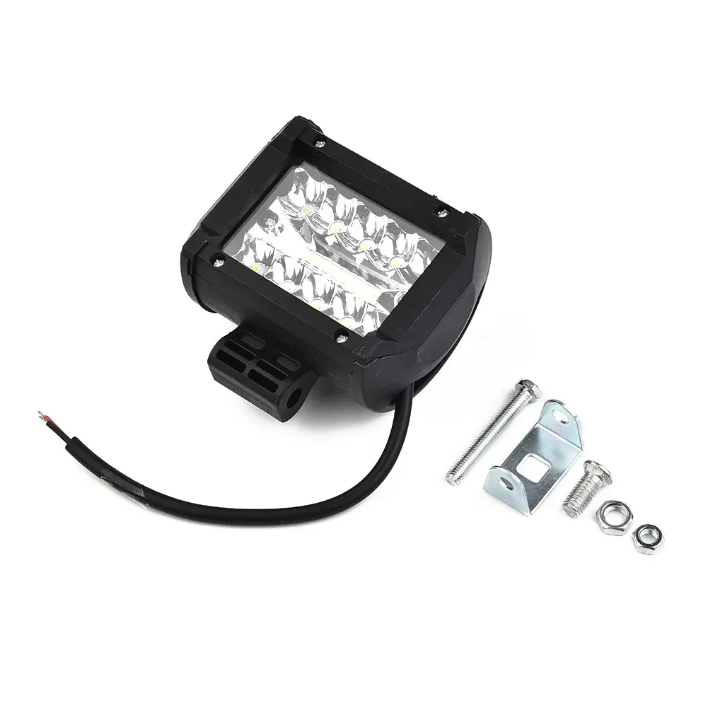 Barre LED 12V 60W tout-terrain, éclairage combiné spot et inondation, lumière de travail pour camion, voiture, SUV, VTT, UTV et 4x4 6