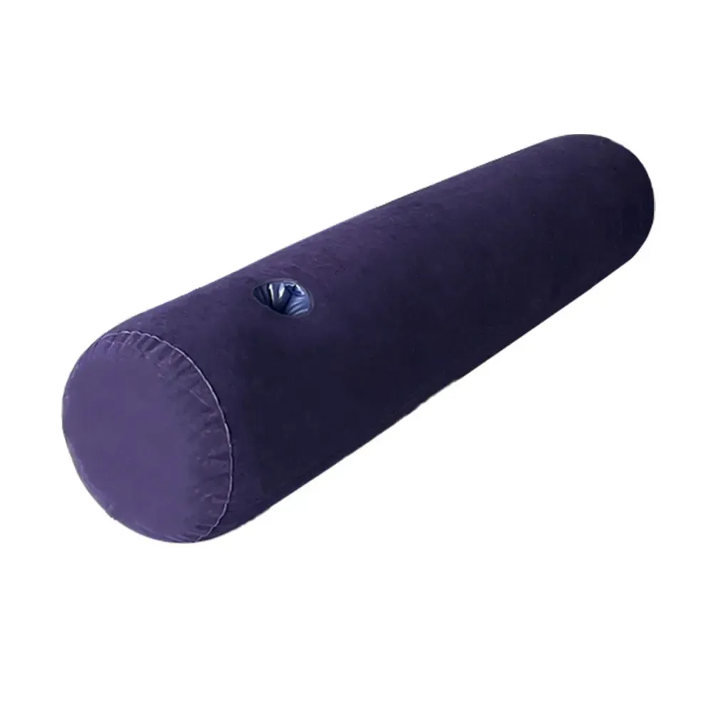 Coussin cylindrique gonflable pour le soutien du cou, du dos et des jambes, portable 3