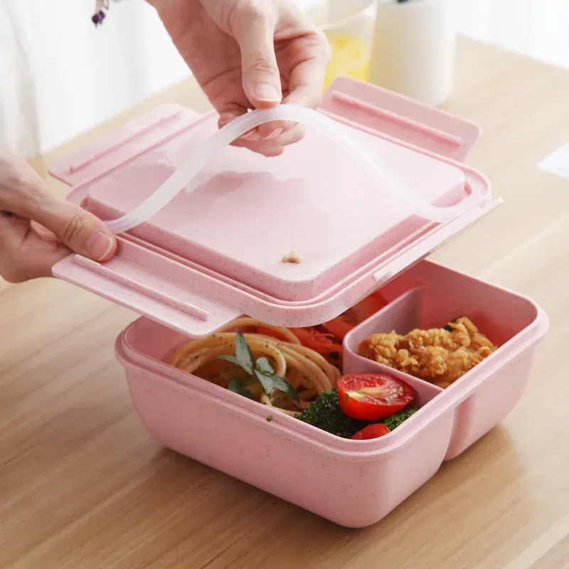 Boîte à déjeuner en situation