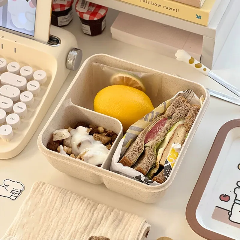 Boîte à déjeuner en situation