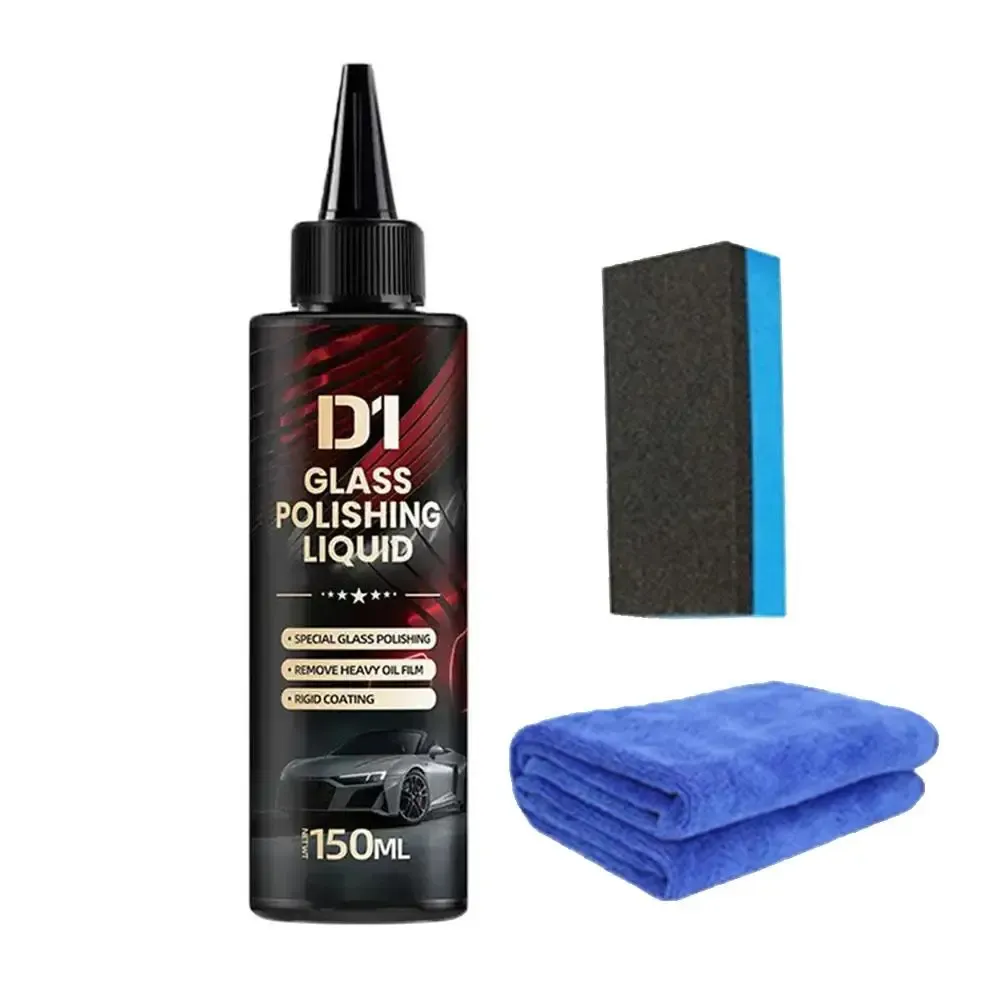 Dissolvant de film gras pour pare-brise automobile, avec éponge et brosse de nettoyage pour l'intérieur du pare-brise avant 12