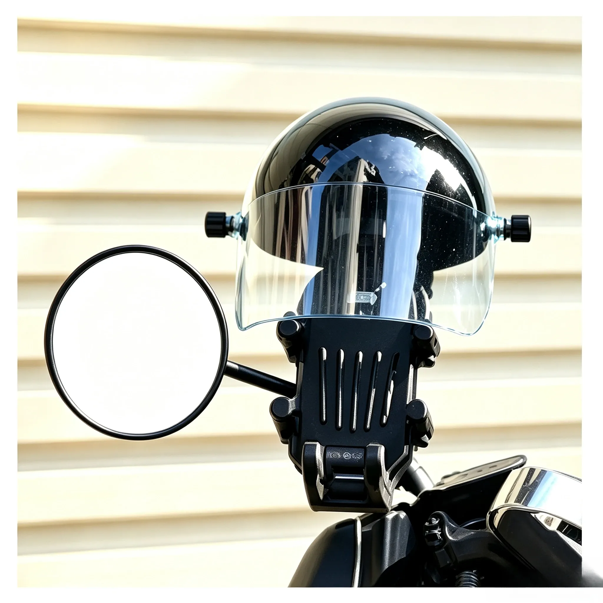 Support de téléphone étanche pour moto avec protection HD transparente anti-poussière pour la conduite en extérieur 7