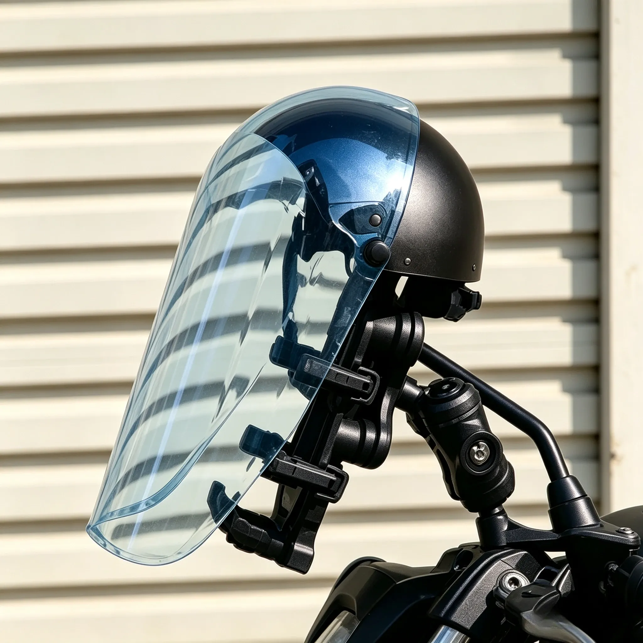 Support de téléphone étanche pour moto avec protection HD transparente anti-poussière pour la conduite en extérieur 8