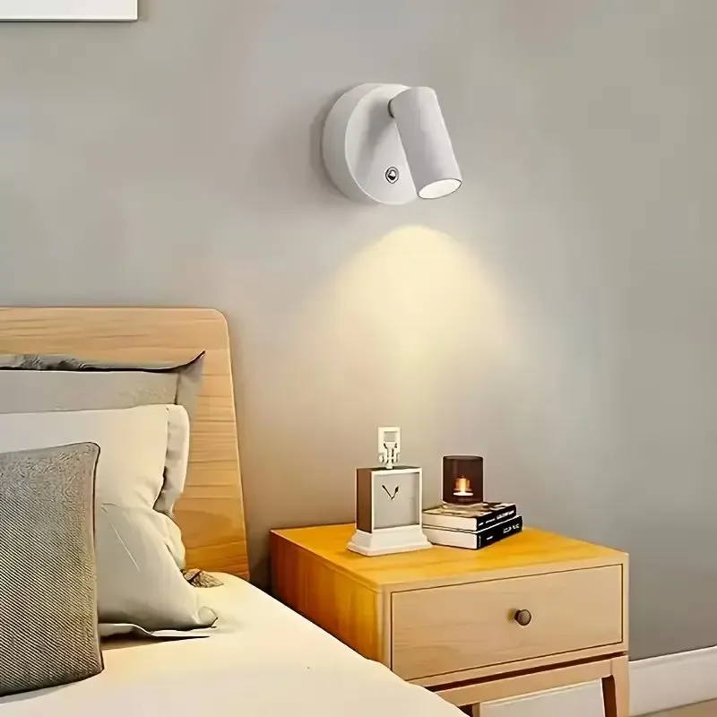 Lampe murale intelligente sans fil rechargeable à aimant