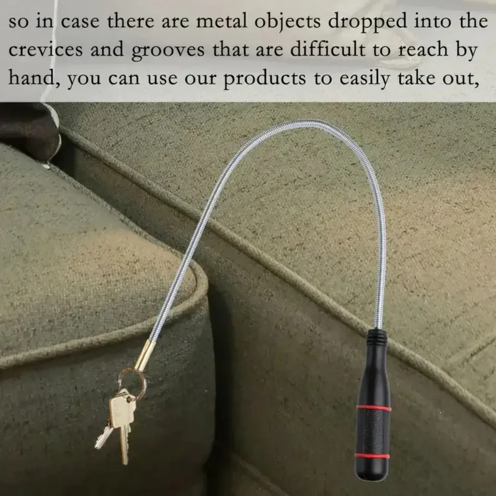 Outil magnétique flexible et pliable à tige robuste pour la réparation automobile et le débouchage d'évier 6