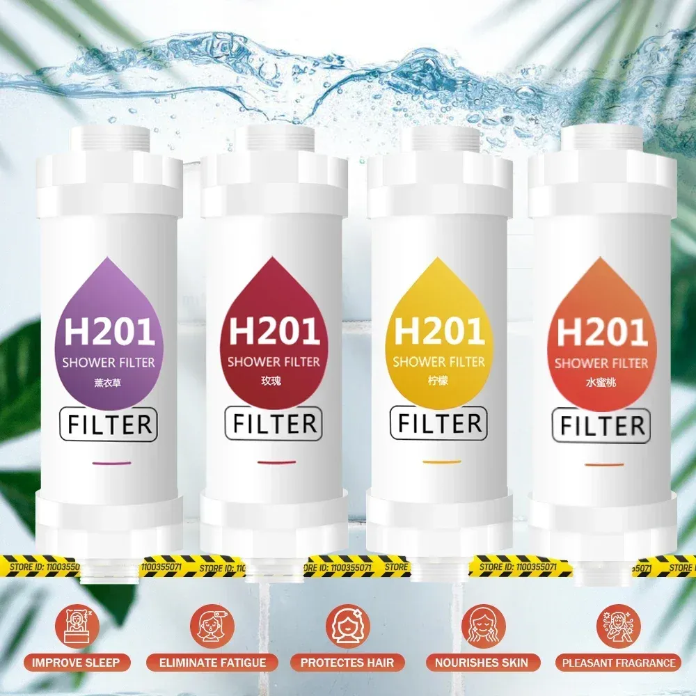 Filtre parfumé pour pommeau de douche, adoucisseur d'eau, accessoire pour la maison 4
