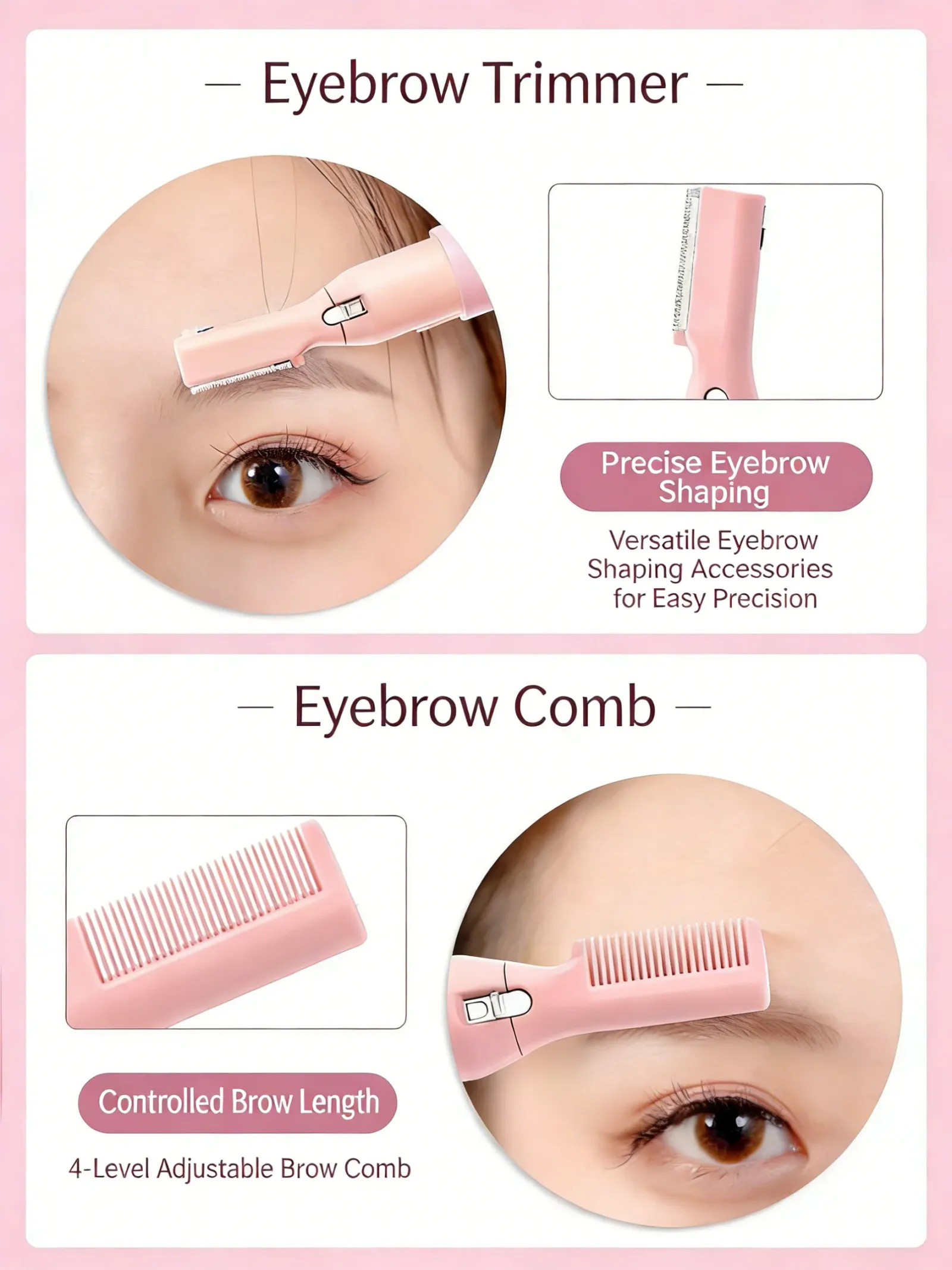 Tondeuse à sourcils électrique, look soigné