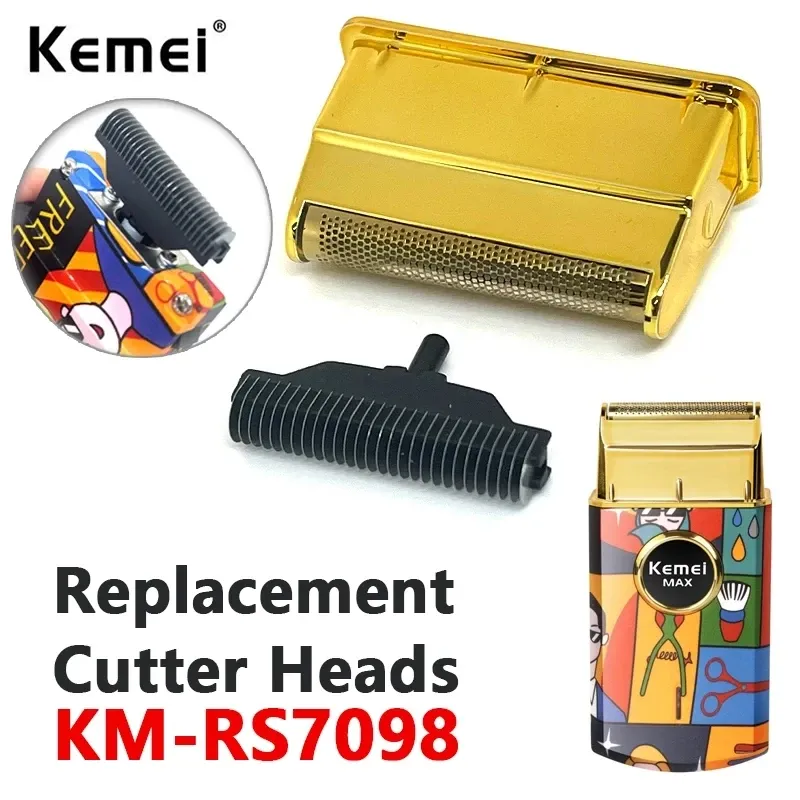 Lames de rechange Kemei KM-RS7098 gros plan