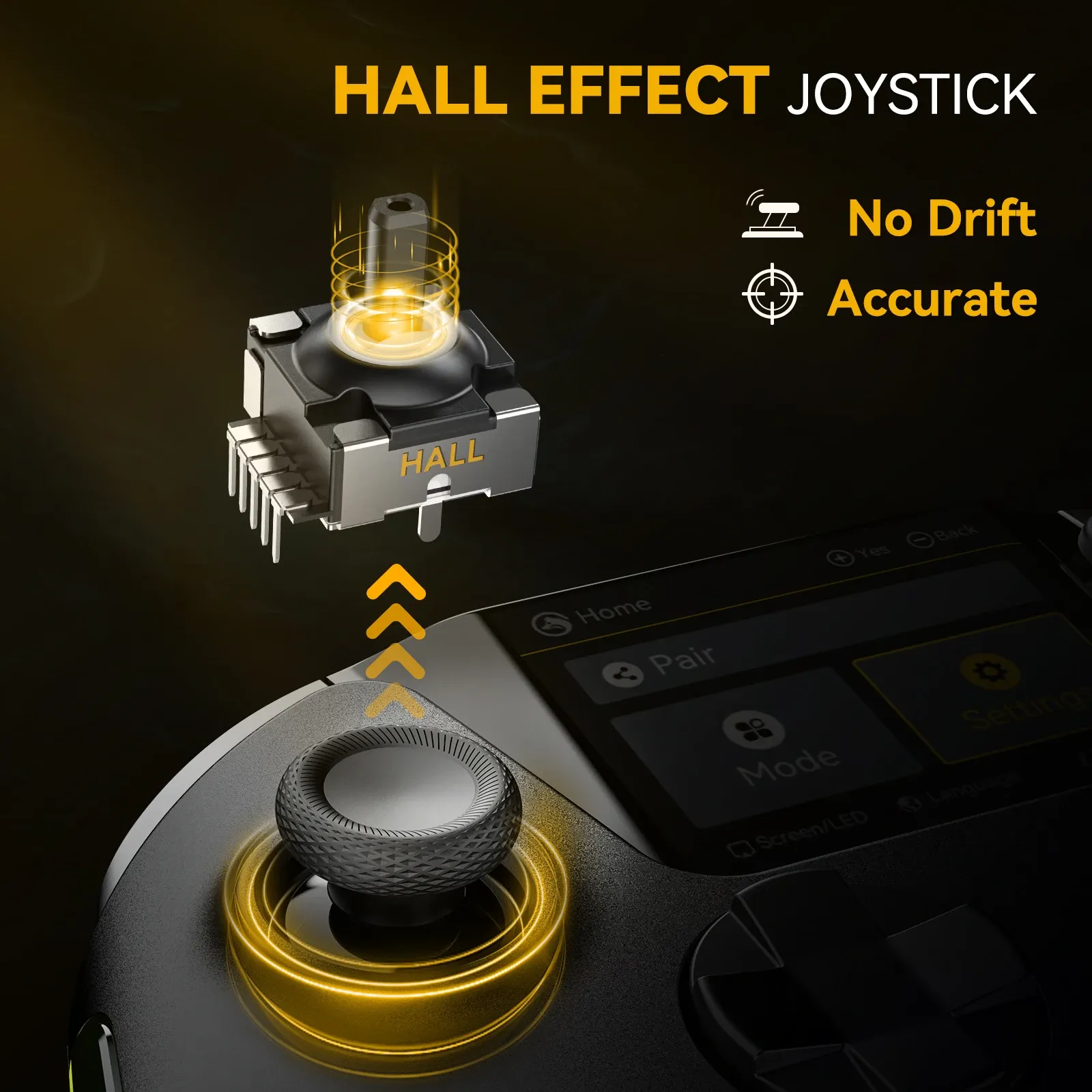 Manette de jeu sans fil interactive Mamba One V2 pour iOS/Android/Switch/PC, à effet Hall, batterie 1800 mAh avec station de charge 3