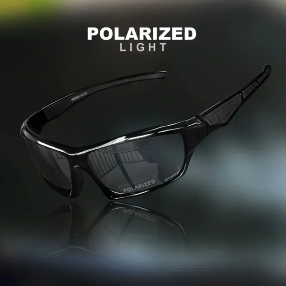 Lunettes de soleil de sport polarisées à monture ronde, protection UV400, mixtes 8