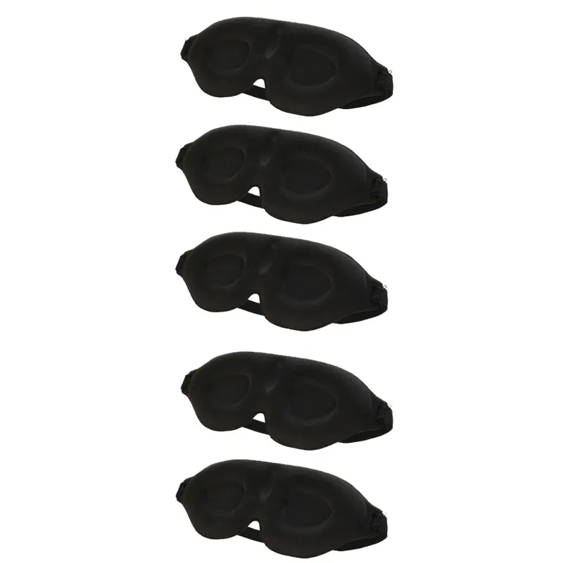 Masque de sommeil 3D profilé (1 à 10 pièces) – Cache-œil concave moulé pour bloquer la lumière – Pour femmes et hommes 10