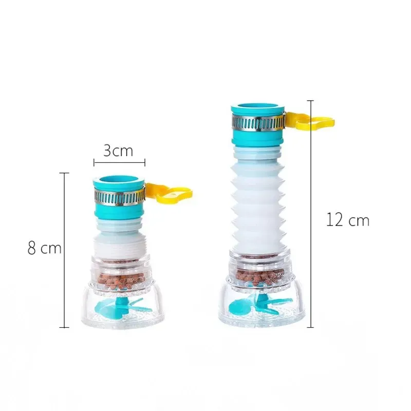 Robinet multifonction pivotant et extensible, jet d'eau
