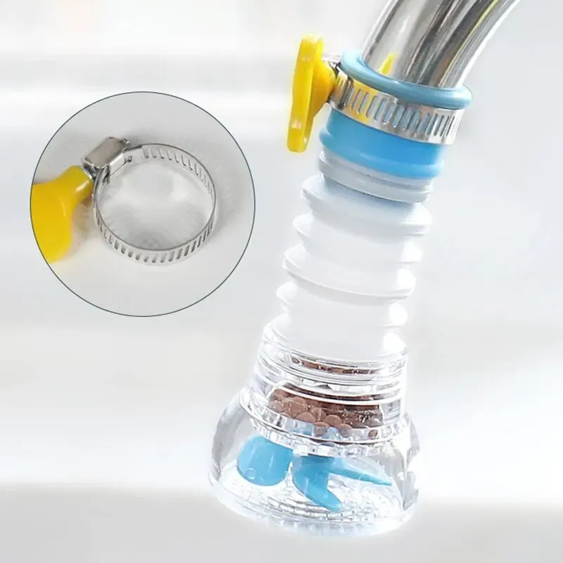 Robinet multifonction pivotant et extensible, mise en situation