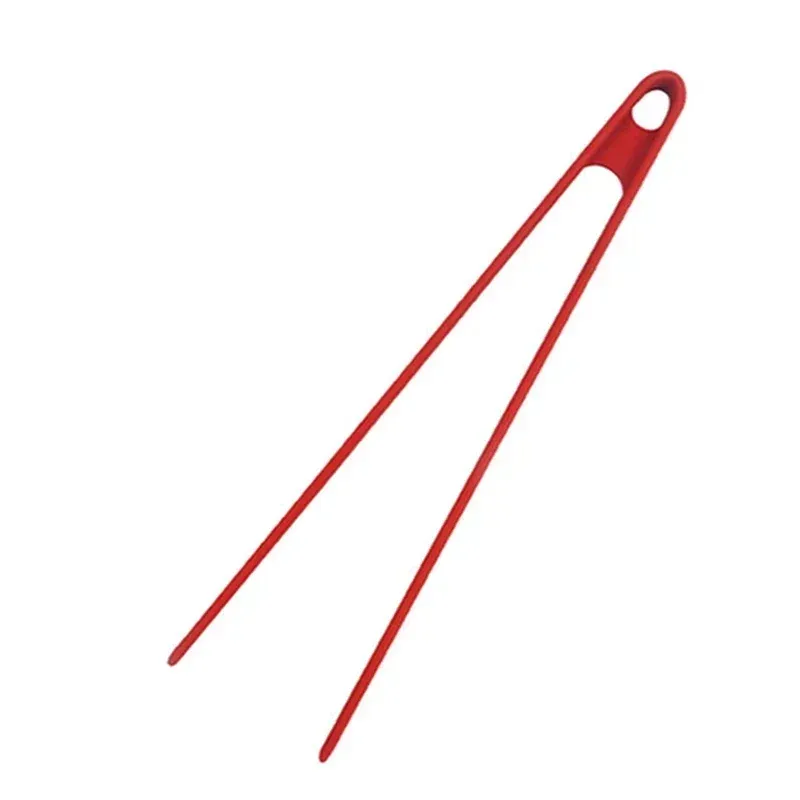 Pince à salade antidérapante en silicone à trois griffes 8