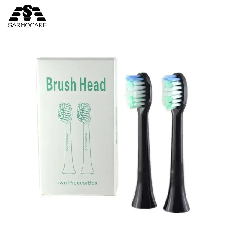 Lot de 4 têtes de rechange pour brosse à dents électrique sonique Sarmocare S100 3