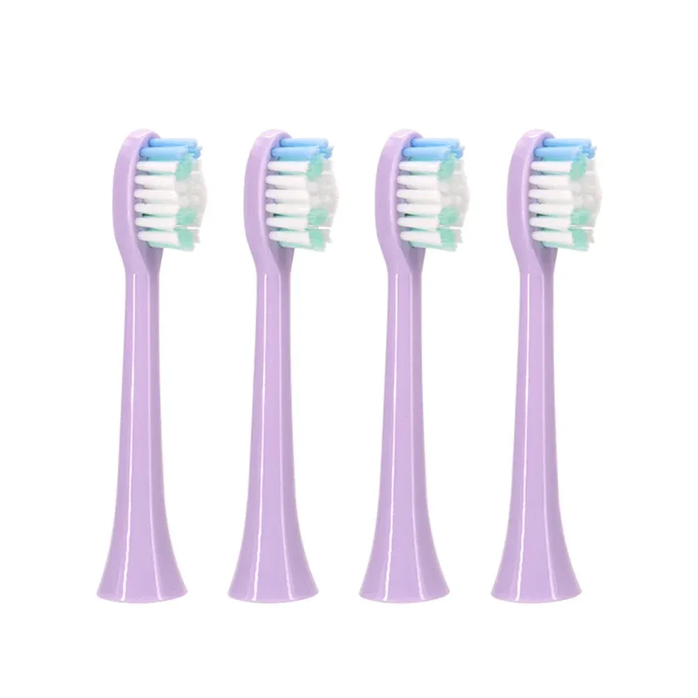 Lot de 4 têtes de rechange pour brosse à dents électrique sonique Sarmocare S100 5