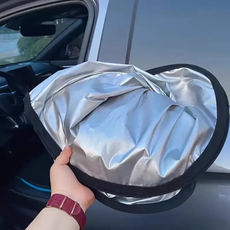 Pare-soleil pliant pour fenêtre de voiture, finition