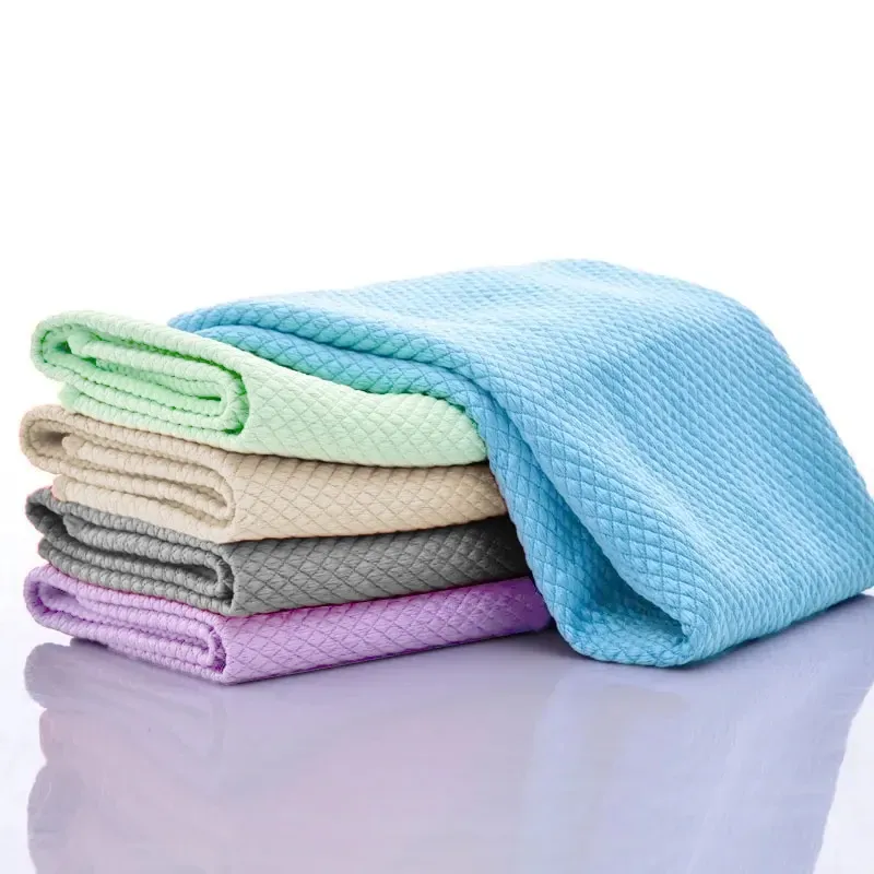 Lot de 5 ou 10 chiffons de nettoyage en microfibre - Image 1