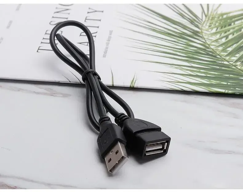 Vue détaillée du câble d'extension USB